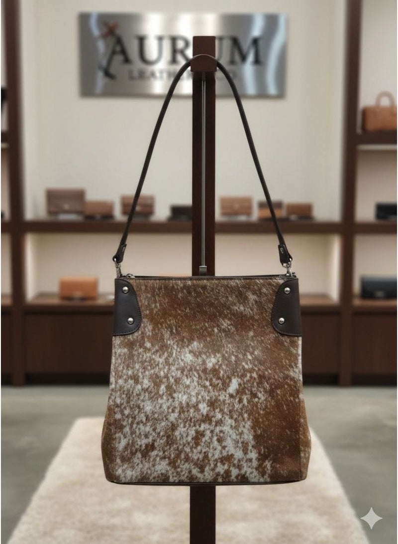 Handmade Genuine Leather Women’s Bag with Elegant Gradient Design - Image 2